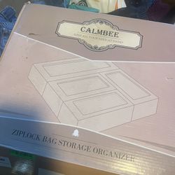 Ziplock Bag Storage Organizer