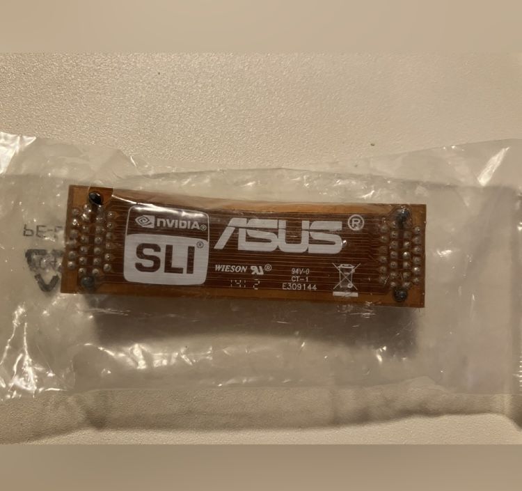 1pcs New SLI Bridge Flex Cable 70mm 2 WAYS For Video Connector 3''
