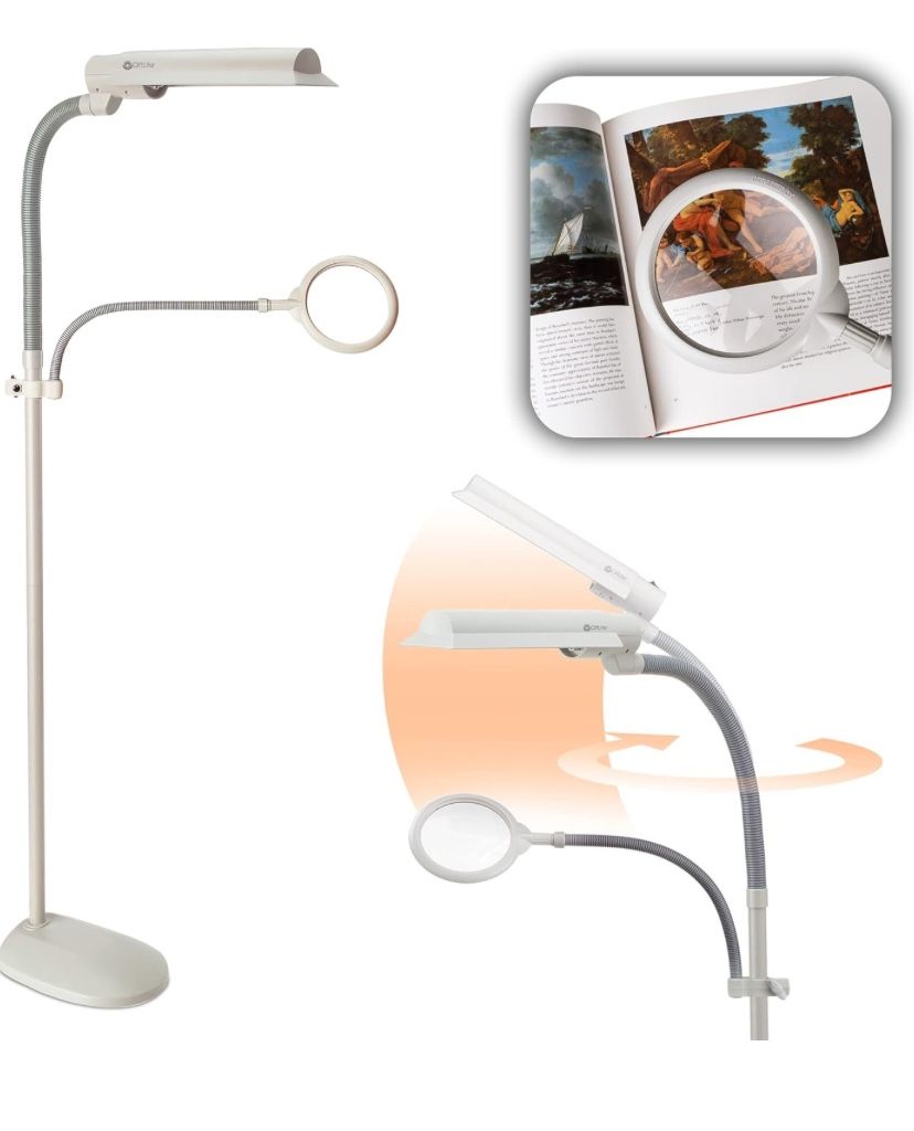 OttLite 18W Easyview Floor Lamp