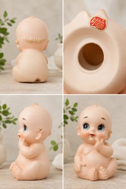 Collectible Matte Ceramic Kewpie Doll (Lefton)