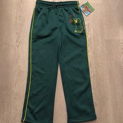 Minecraft Boys Graphic Track Pants Green XL 14-16