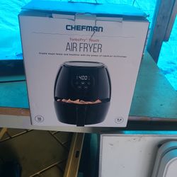 Chefman TurboFry 3.7qt Air Fryer Oven, Digital Touch, 60 Minute Timer, Auto Shutoff, BPA-Free