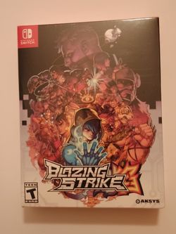 Blazing Strike Limited Edition Nintendo Switch Game 