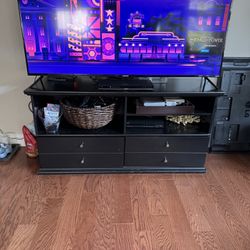 pottery barn Cabinet Two Drawers And 2 Long Shelves