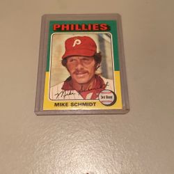 1975 Topps Mike Schmidt 