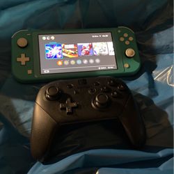 Nintendo with pro controller 