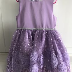 Girls Size 6x Dress Purple