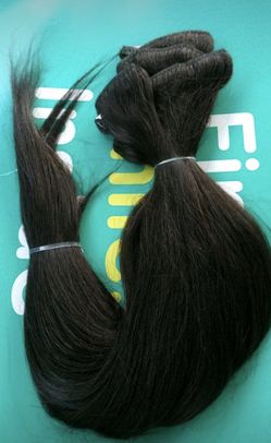 Brown Human Hair Clip-In Extensions