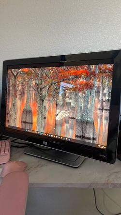 HP swivel and adjustable monitor