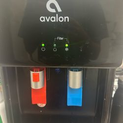 Avalon Countertop Bottleless Water Dispenser - Hot & Cold Water Temperature - Black