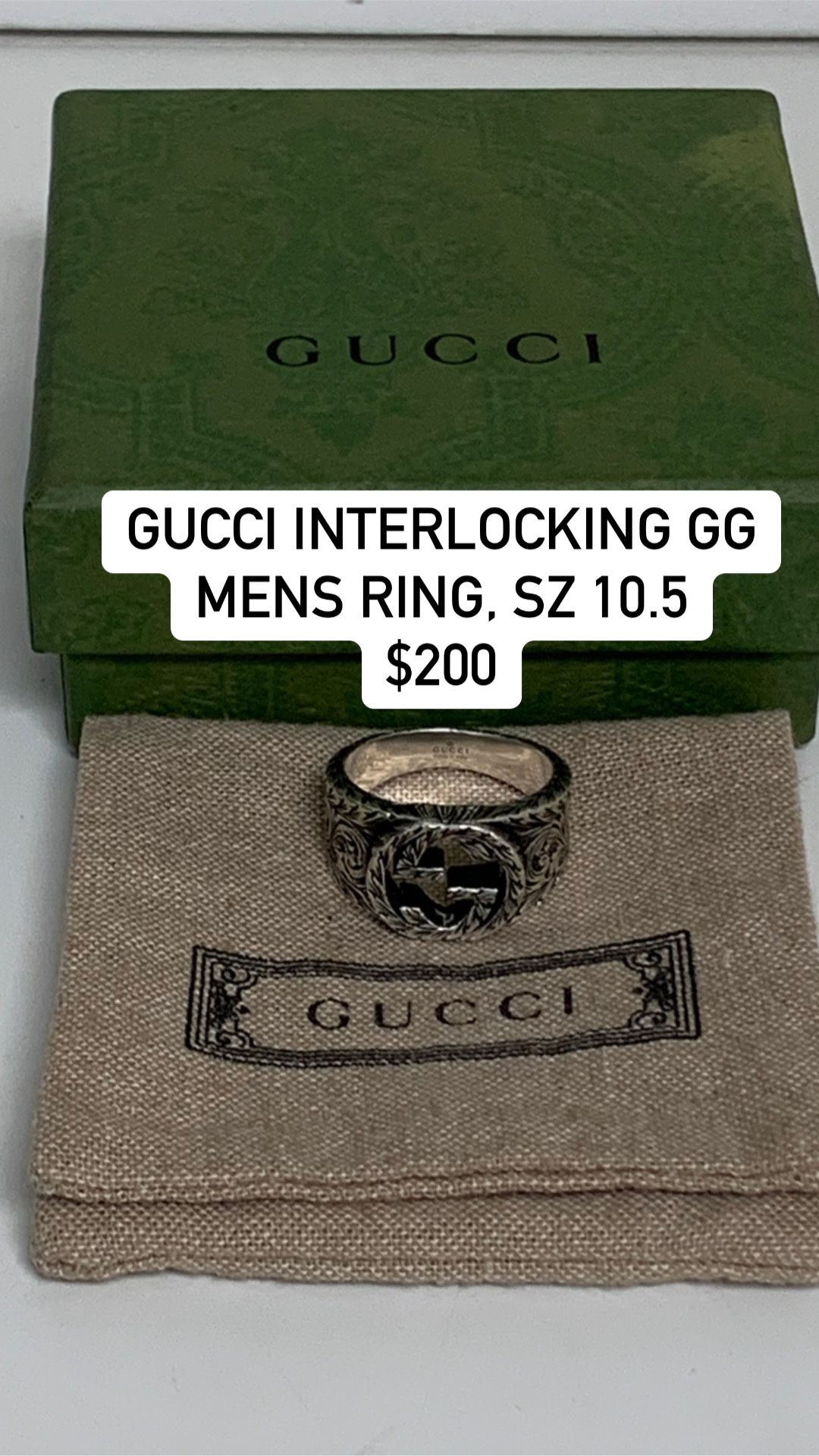Gucci Interlocking GG Ring #25658