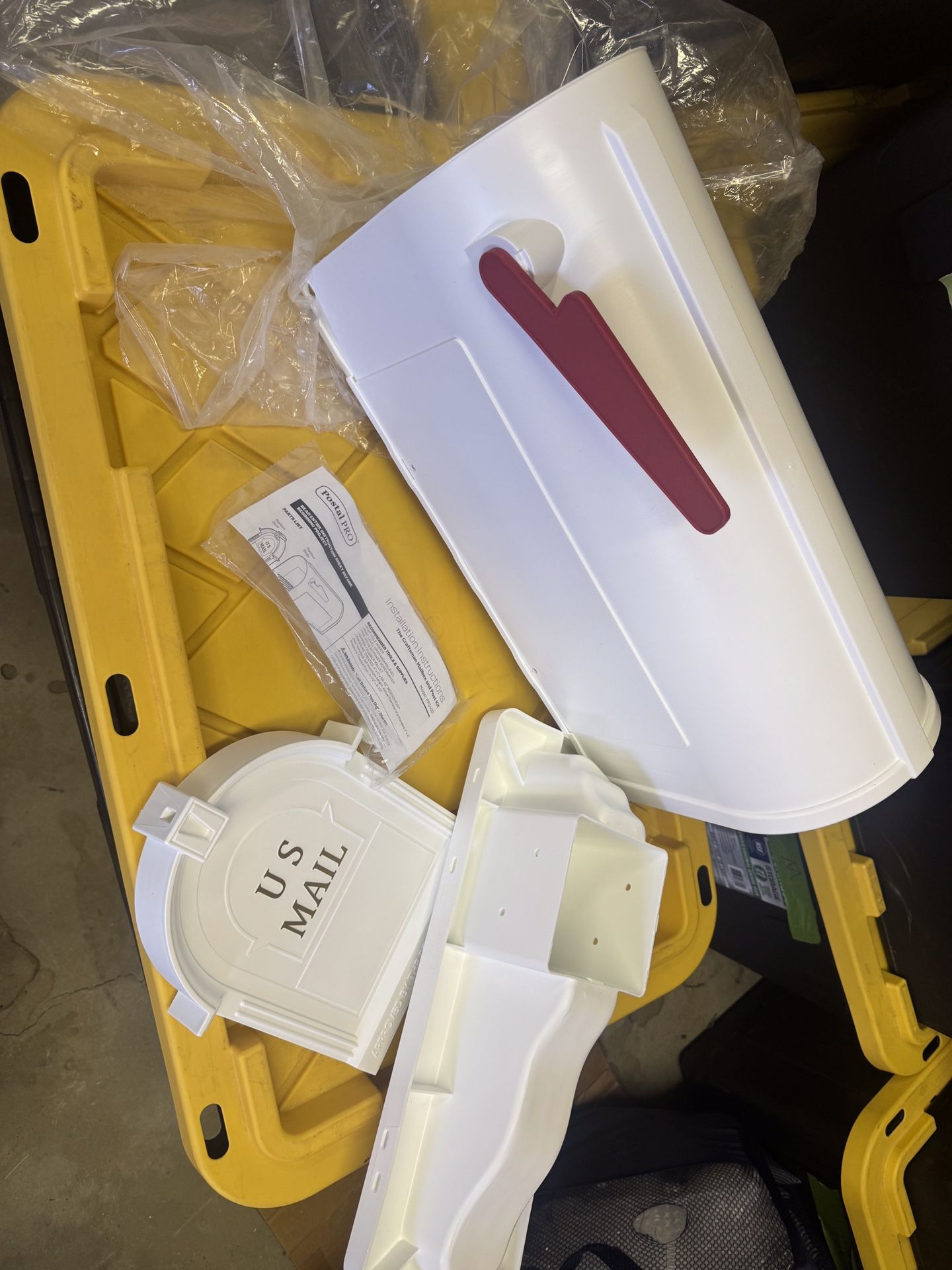 New white mail box home decor improvement