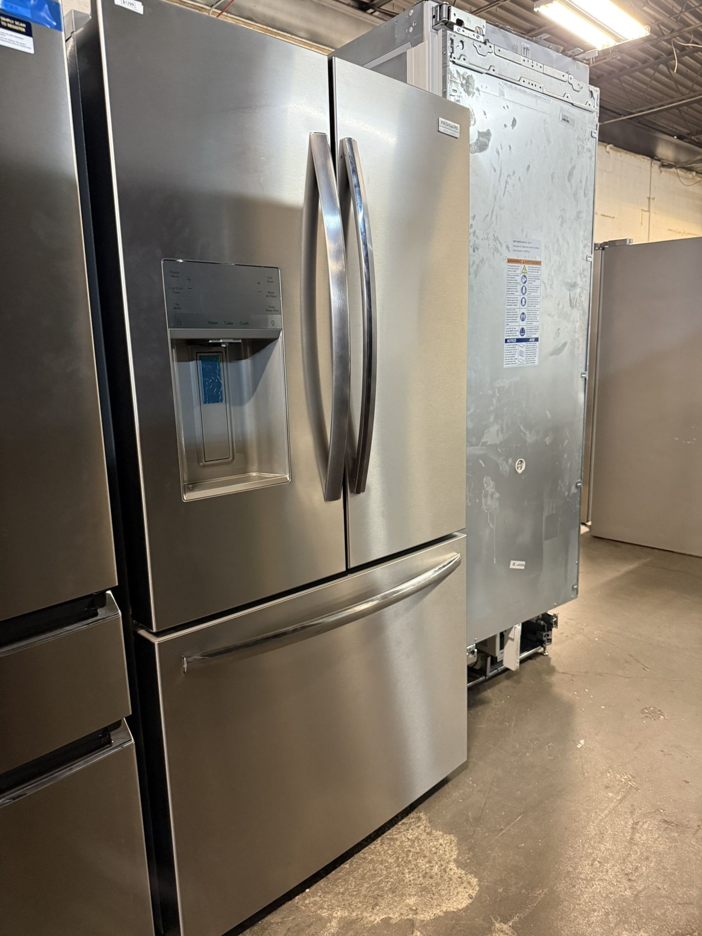 ❄️ NEW Frigidaire Gallery 22.6 CuFt Counter-Depth French Door Refrigerator FRIDGE Stainless GRFC2353AF