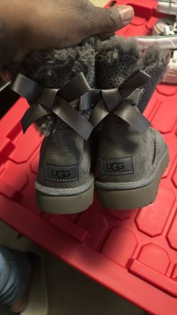 Gray Cheetah Print Uggs Size 6