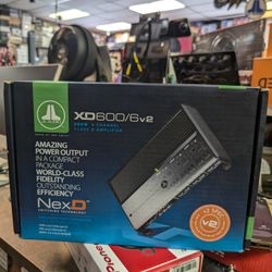 JL Audio XD600/6v2 6-channel car amplifier. 