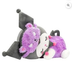 Hello Kitty and Friends Sanrio- Kuromi 18-inch Sleeping Plush