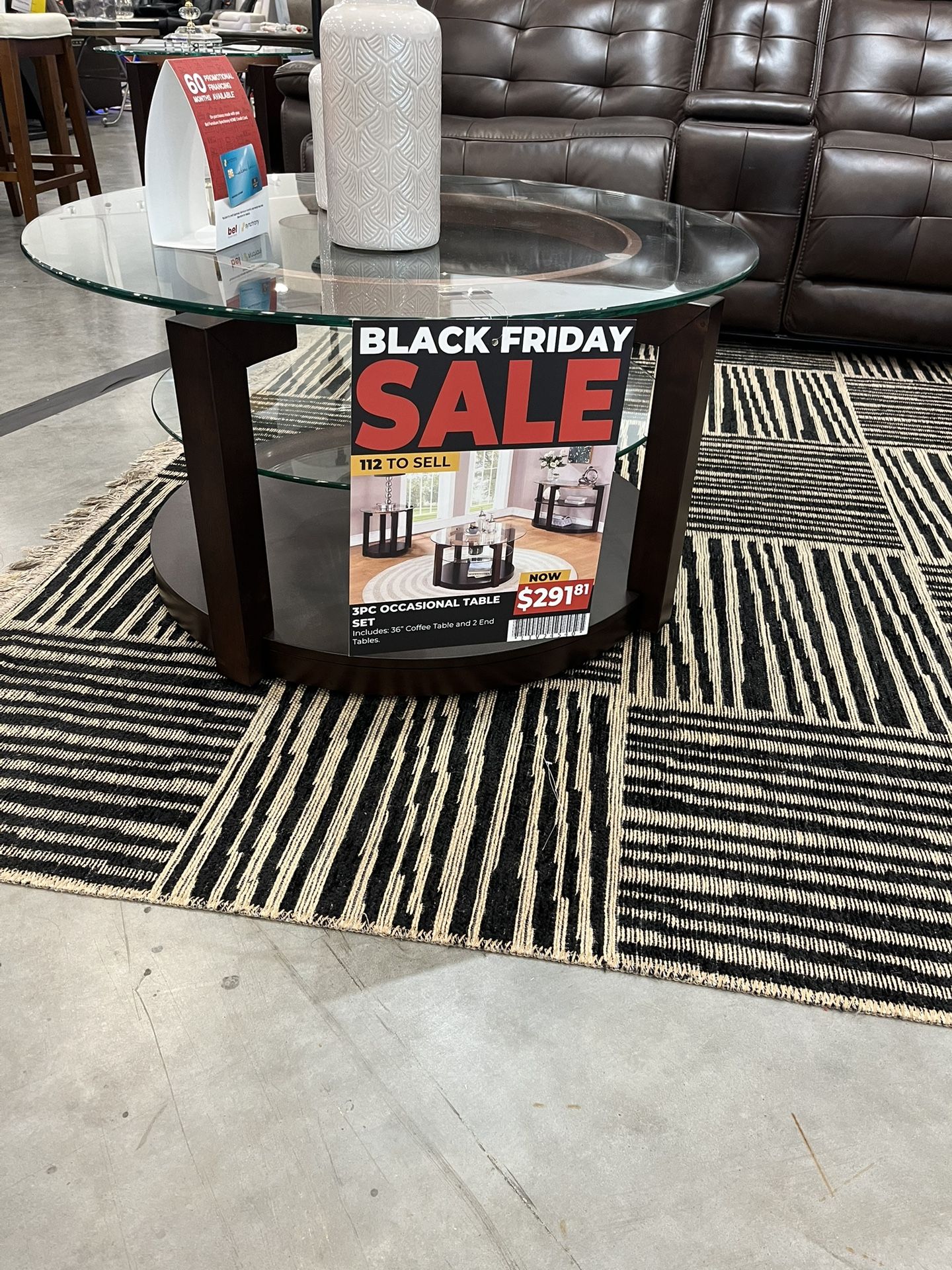 Three Piece Occasional Table Set