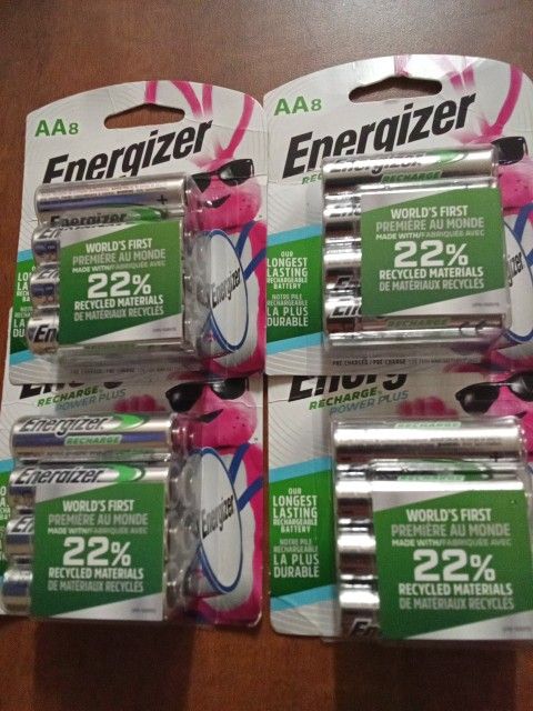 Energizer AA 8 Pack Recharge Power Plus