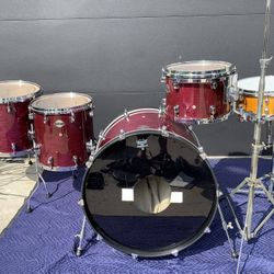 DDrum Maple/Exotic Ash 5pc Drum Set 24-16-14-13-14” Professional Level