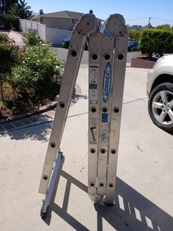 Heavy duty Werner ladder, hardly used
