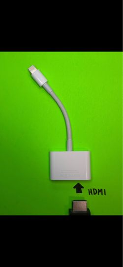 Genuine OEM Apple Lightning to HDMI Adapter Digital AV iPhone iPad TV HDTV 1080p Video Audio Projector Display Dongle