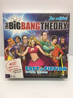 THE BIG BANG THEORY FACT OR FICTION TRIVIA BOARD GAME FAN EDITION Nib #B