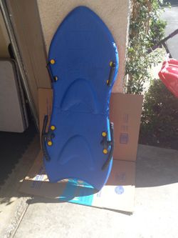 Red And Blue Snow Sled