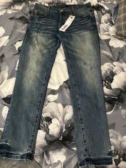 Purple jeans