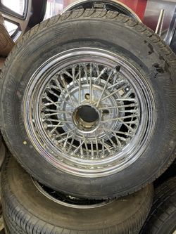 14” Tru Spokes Wire Wheels 4Lug