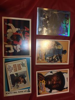 Hank Aaron 5 Card Lot
