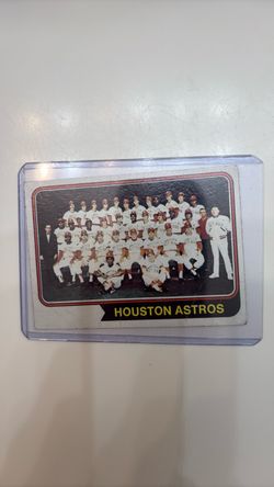 Houston Astros MLB Team Baseball Card