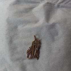 14k Gold Mon Pendent 