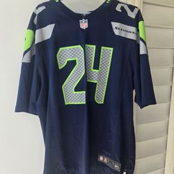 Seattle Seahawks Jersey Marshawn Lynch 24