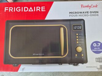 Retro Black & Gold Frigidaire Microwave