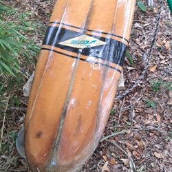 9'6" Hobie 3 Stringer Surfboard