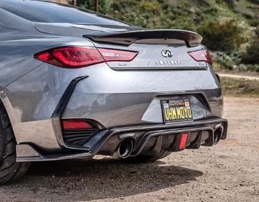 Infiniti Q60 Carbon Fiber Rear Canards