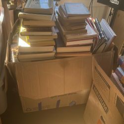 Free Large Lot Of Books! Must Take All 