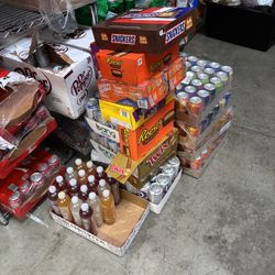 Inventory Liquidation - candy, trail mix, crackers, soda cases 