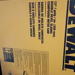 DeWalt  Double Bevel Sliding Mitre Saw 12 "
