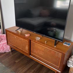 Mid Century Tv Stand- Up To 55” TV 