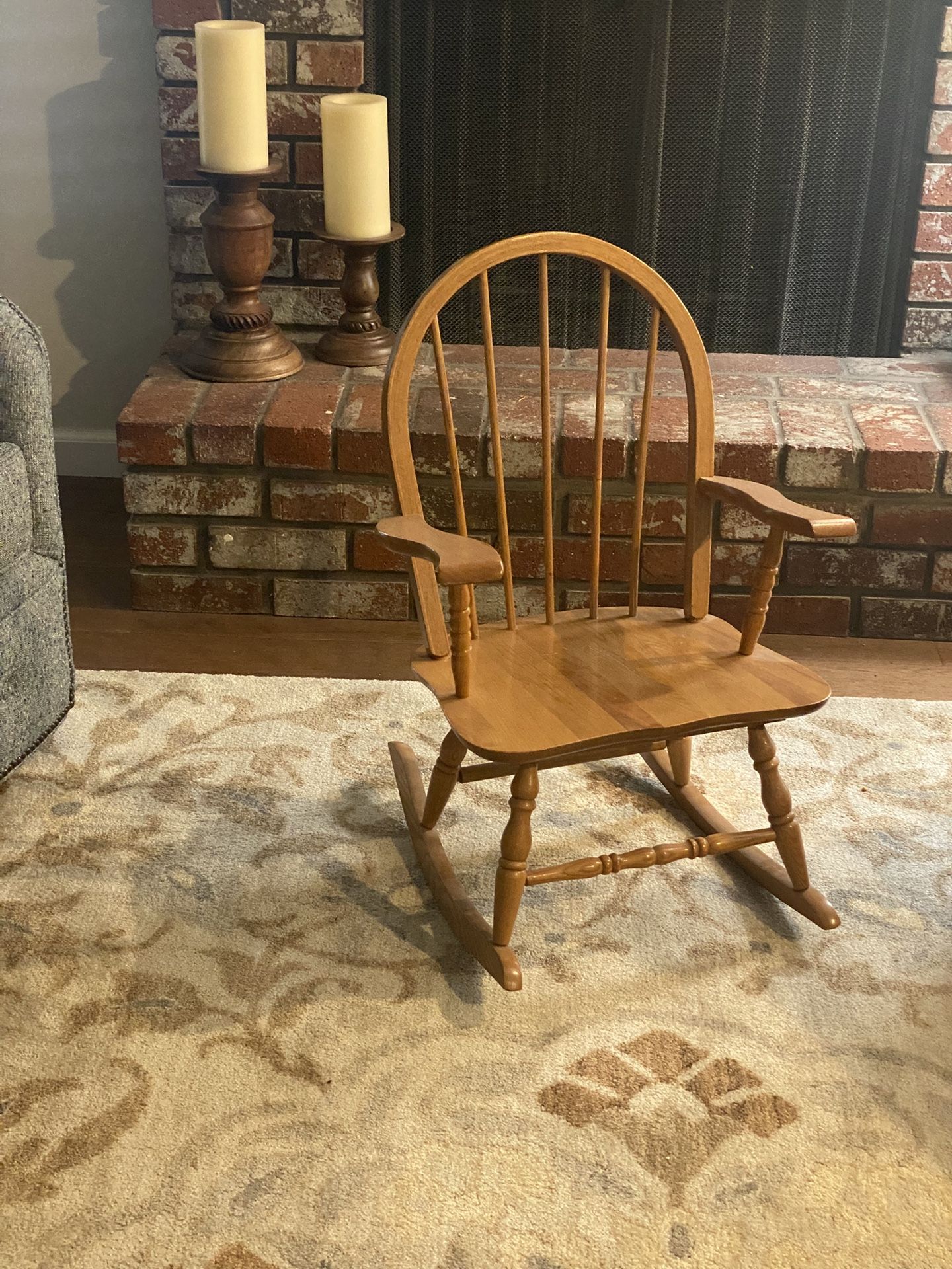 Childs Oak Rocking Chair