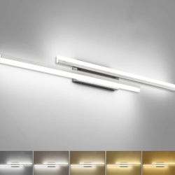 Presde 48in Brushed Nickel Vanity Light