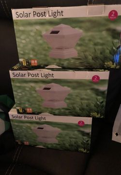 solor post lights
