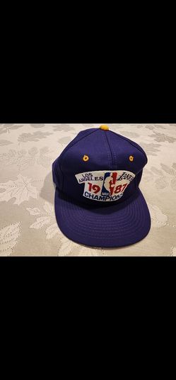 1987 Lakers Championship cap