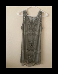 Beaded Flapper Style Dress
