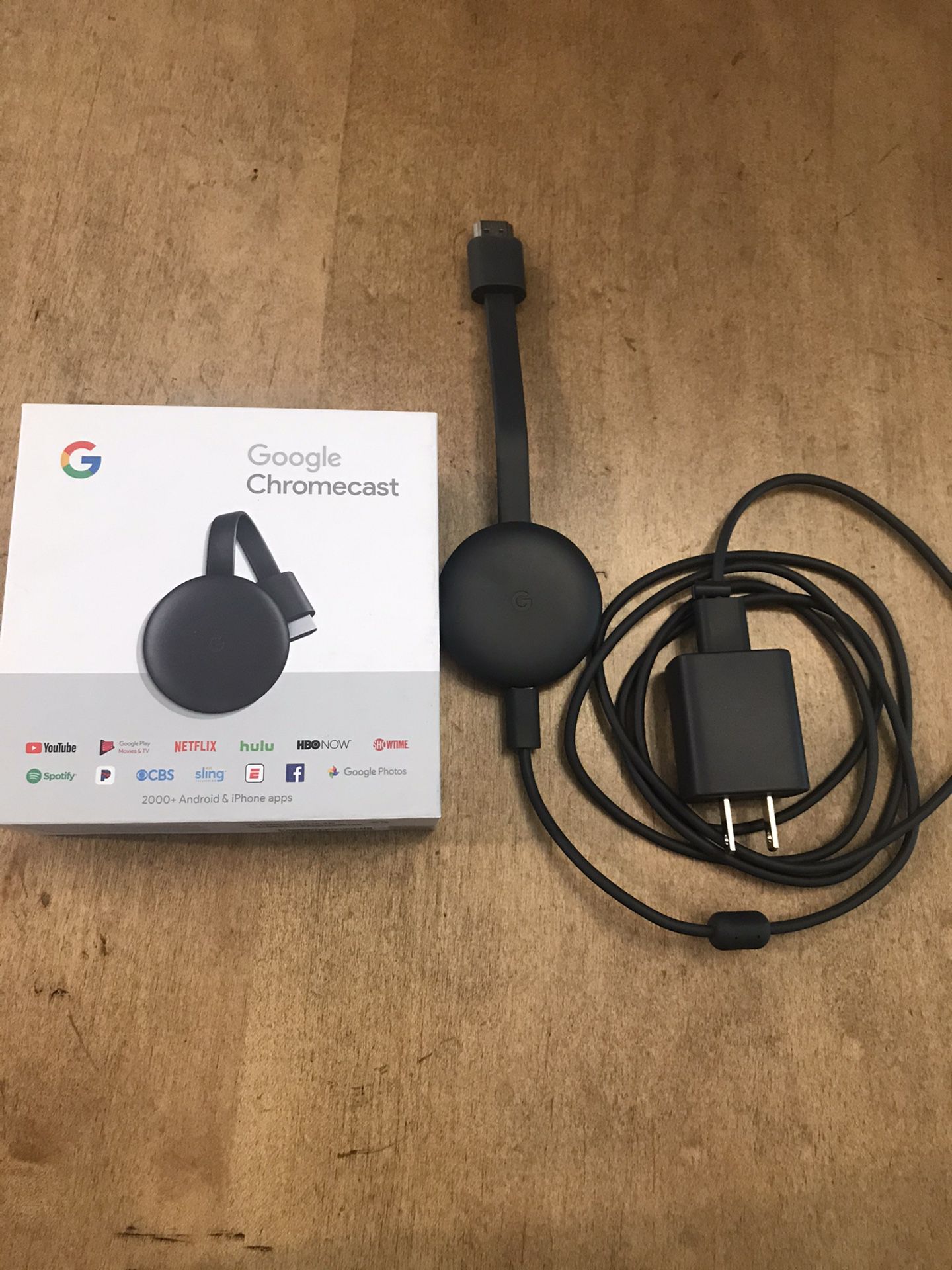 Google chromecast with box