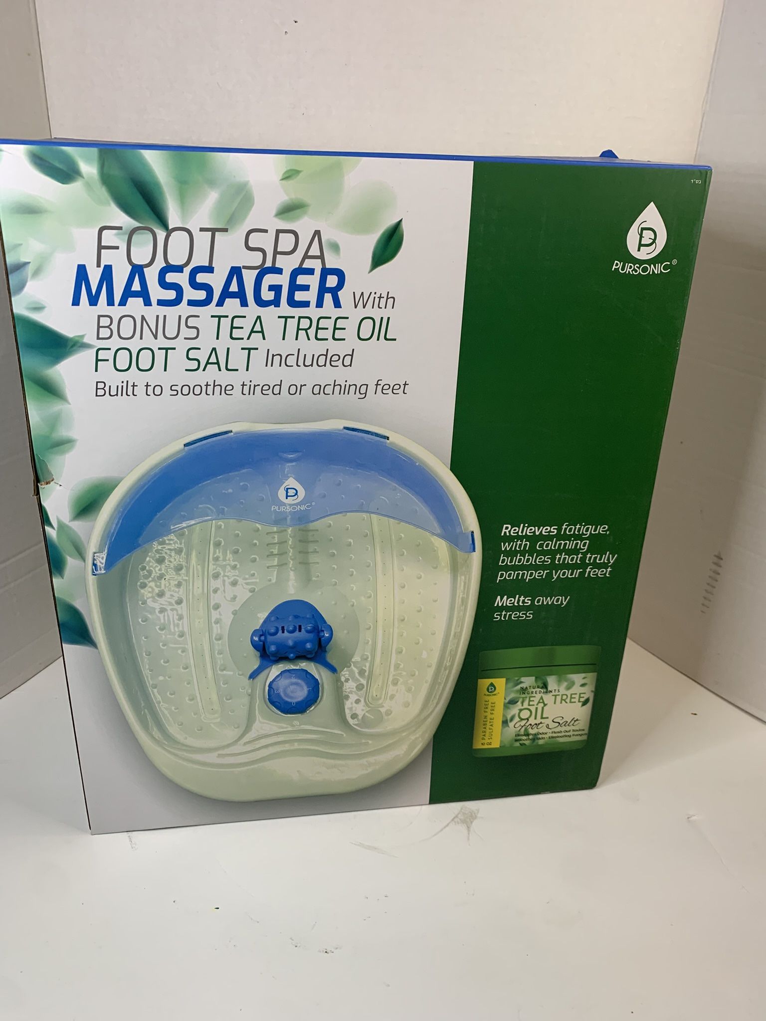 Foot Spa Bath Massager AND Tea Tree Oil NEW