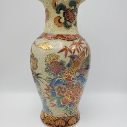 Satsuma-Style Vintage Porcelain Vase