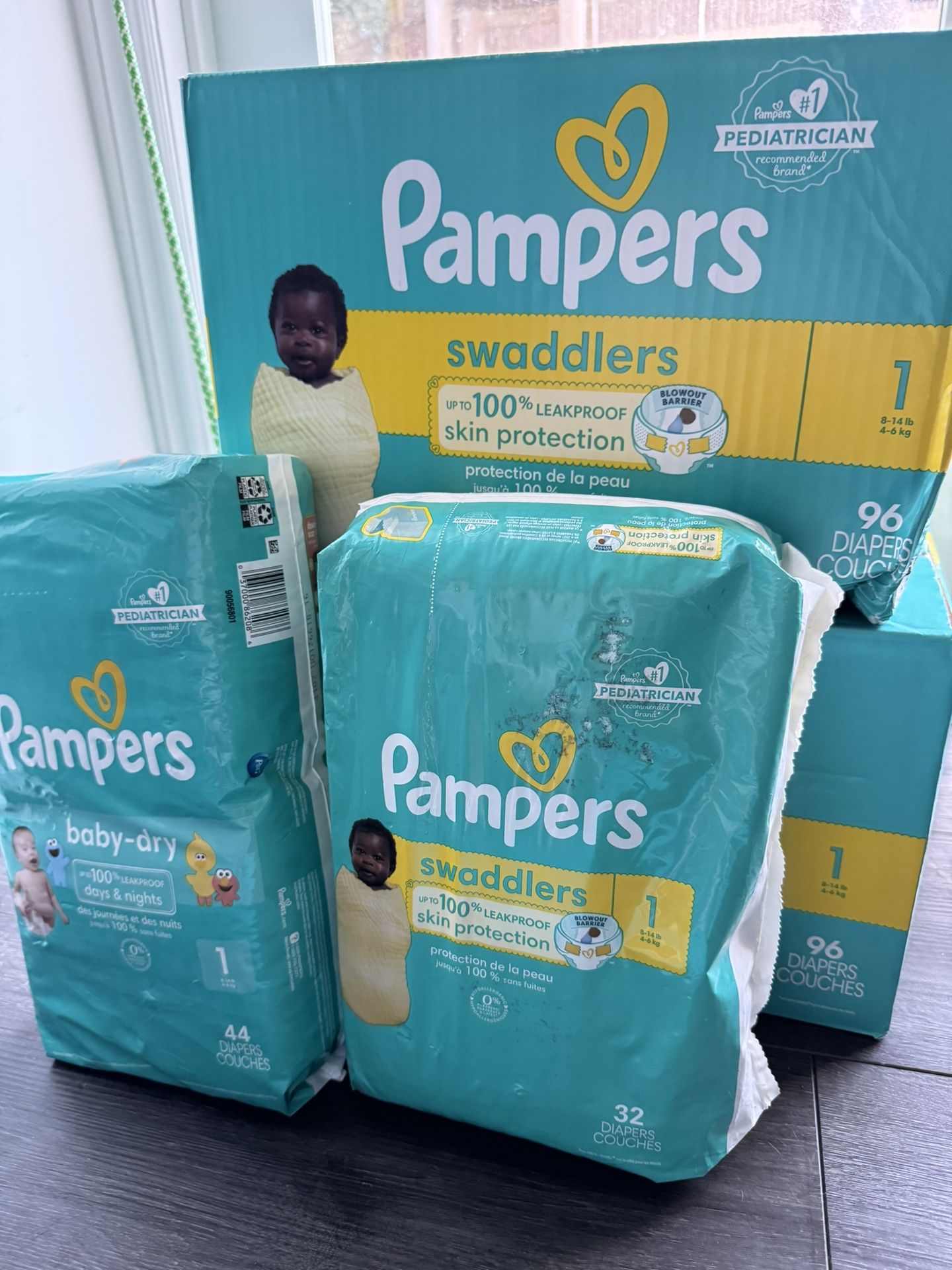 Diapers, Size 1