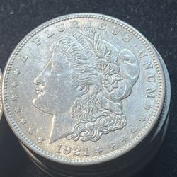 1921-P Morgan’s 90% Silver AU